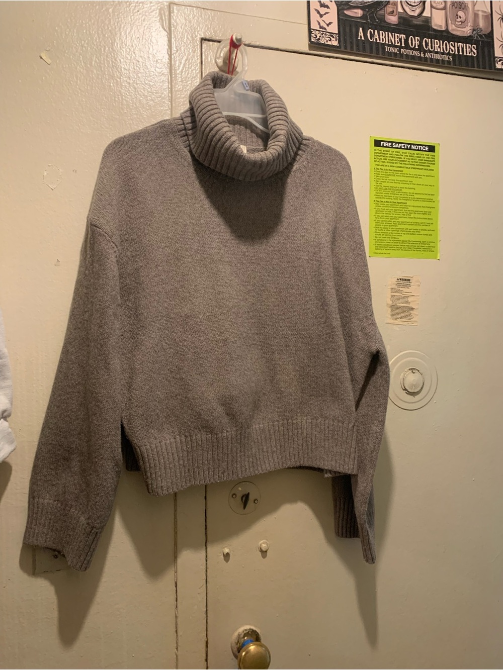 H&M Stone Gray Turtleneck Sweater